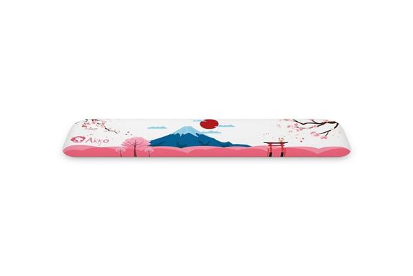 

akko mount fuji sakurarest keyboard hand cherry pink mouse wrist support palm rest for 87108 keys s7372263