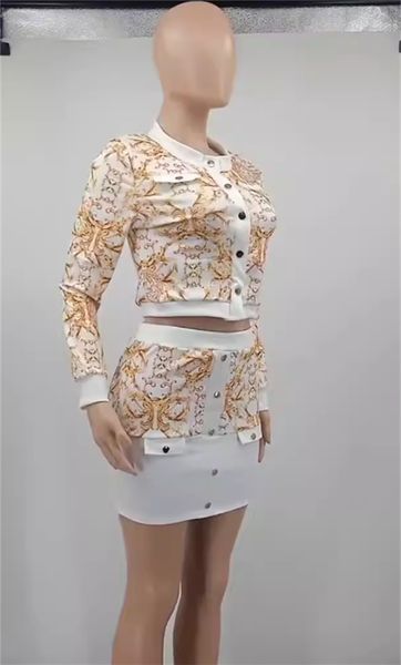 

women's casual dress skirt set women designer clothes brand vintage long sleeve jackets and skirts high waist pleated short skirts suit, Black;gray