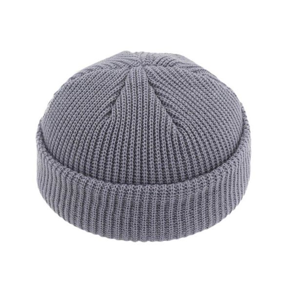 

knitted hats for women skullcap men beanie hat winter retro brimless baggy melon cap cuff docker fisherman beanies hats for men6165631