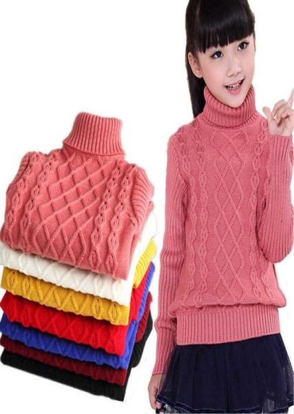 

kids sweater autumnwinter children pullovers knitted turtleneck sweaters for baby boys girls 214 years wear tx049 y09258277076, Blue