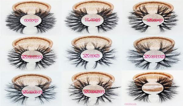 

5d mink false eyelashes 25mm long thick fluffy wispies eyelashes 100 handmade full strip mink fake lashes extension tool 662457841