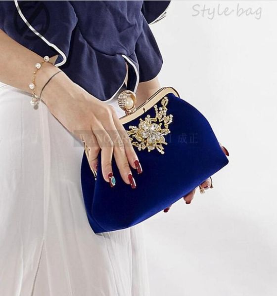 

portable handbags purses women039s wedding diamond inlaid dinner chain fashion handbag bride039s bags with diamonds9081139, Black
