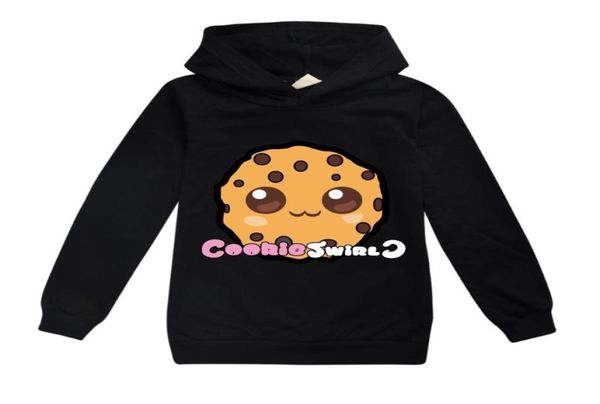 

hoodies sweatshirts cookie swirl c spring and autumn 100 cotton sweater boys girls general casual loose cartoon children039s7651778, Black