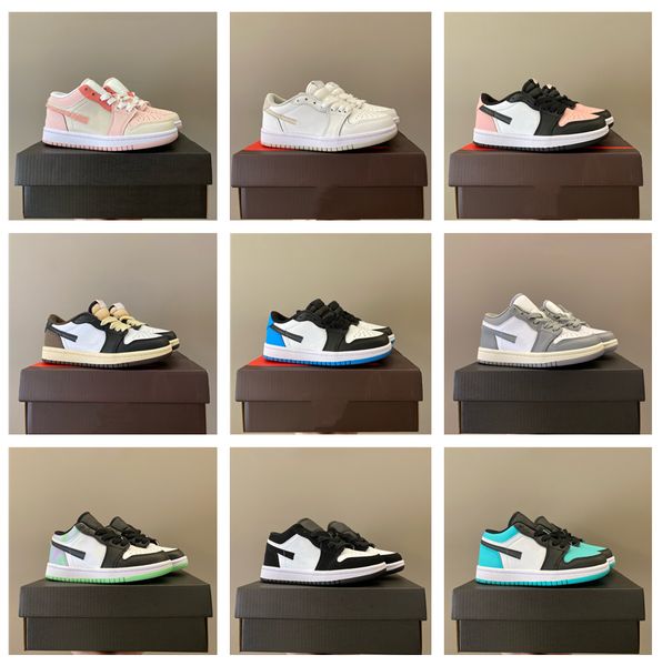 

kids shoes max low black white shoes triple pink foam lows td toddler preschool boys girls blue university red shadow sneakers size eur24-35