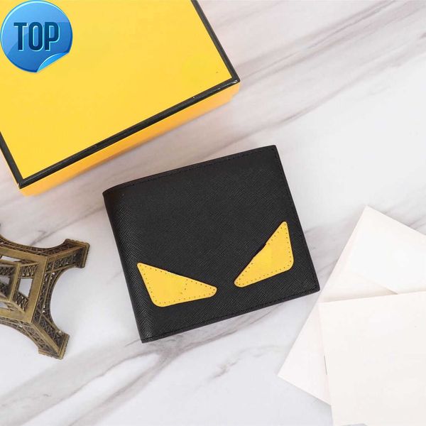 

brand designer change purse card pack handbag 2023 new brand coins bags short wallet men's leather fashion multi clip small monster pri