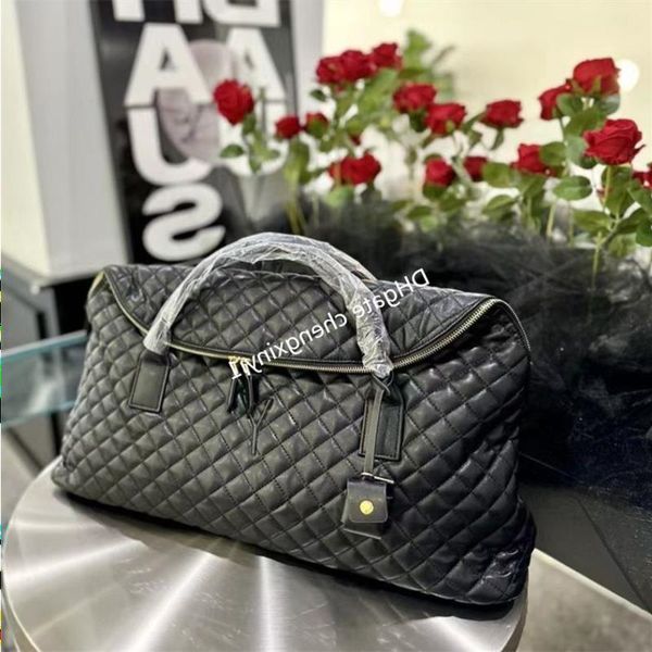 

duffel travel diamond lattice designer with 56cm travel duffle bag women capacity men the tote quilted and handbag bags large hand bag lugga