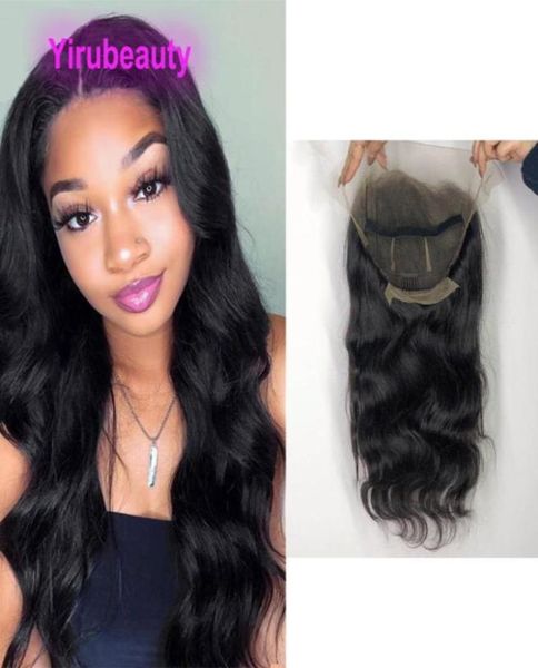 

yirubeauty brazilian virgin hair 13x6 lace front wig body wave 1230inch remy natural color thirteen by six wigs73589145596072, Black;brown