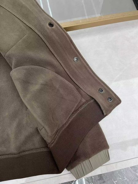 

autumn and winter pocket embellish slip shoulder lapel casual fleece coat, men and women the same, thick, delicate and soft touch., Black;brown