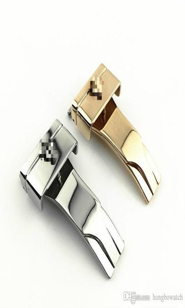 

fashion new strap accessories for ditong take water ghost log luxury dedicated leather buckle silicone buckle 18mm7843125, Black;brown