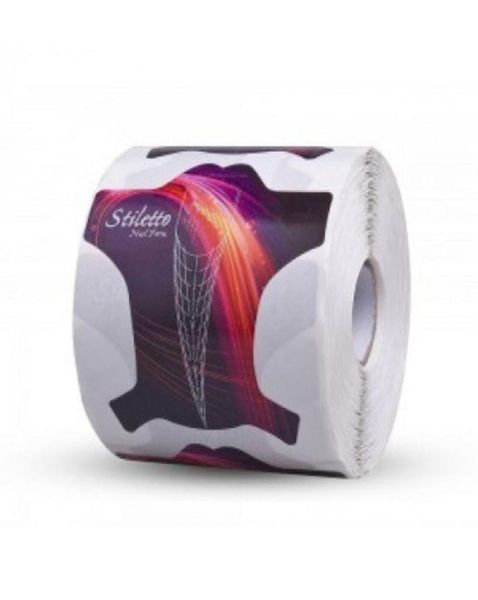 

whole new 2016 nail extension tools full cover nail form reusable nail forms 300pcsroll7970183, Black