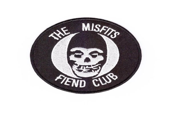 

exquisite computer embroidery the misfits fiend club ghost horror punk band mascot iron on applique patch9641734