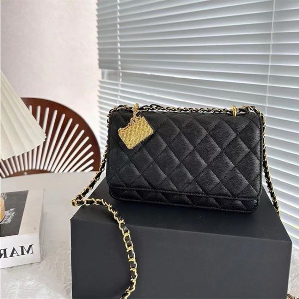 

bag bags designer handbag luxury organ channe bag pendant lattice women's leather genuine women chain shoulder diamond woman
