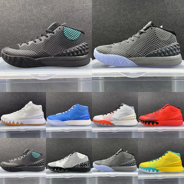 

basketball shoes man kyrie 1 bhm skateboard infrared letterman deceptive red driveway the dungeon wolf grey black blackish green 2023 fashio