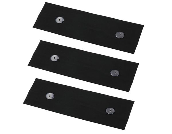 

face mask earloop hairband face mask ear buckle elastic headband ear lanyard holder sports headband with button bandanas whole4489905, Slivery;white