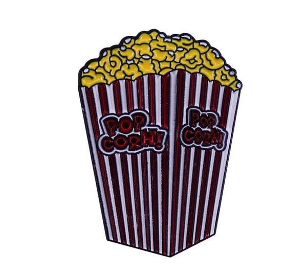 

cinema popcorn enamel pin movie theater snack food brooch badge party supplies favors1121659, Blue