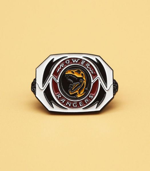 

mighty morphin power rangers metal cartoon brooch backpack interesting enamel pins backpack hat bag decorate badges6755406, Blue