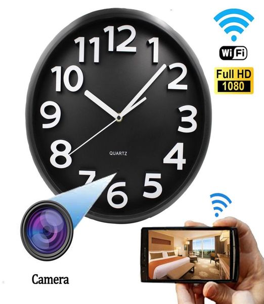 

new wifi p2p 1080p full hd wall circular clock security camera dvr mobile detection housekeeper 24 hours recording live video6614265