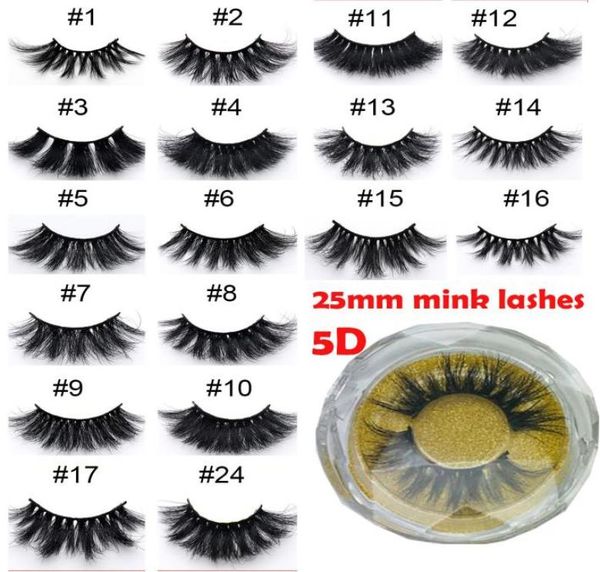 

25mm mink lashes 3d mink eyelashes 5d long long dramatic 3d mink eyelashes fake eyelashes eyes makeup maquillage 24 styles6356490
