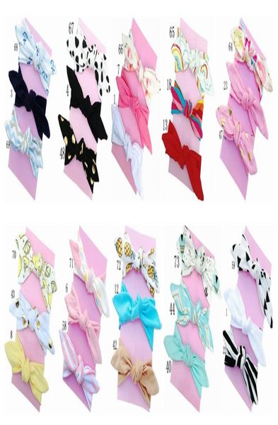 

girl baby headwear cotton turban hair band head wrap ed knot soft stripe headband polka dot headwrap accessories 50ocs 1820587, Slivery;white
