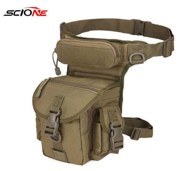 

tactical waist bag drop leg bags tool fanny camping hiking trekking military shoulder saddle nylon multifunction pack xa128g q0725728469