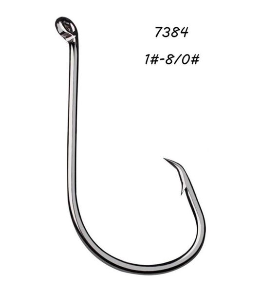 

200pcslot 9 sizes 180 7384 crank hook high carbon steel barbed fishing hooks fishhooks pesca tackle bl508384917