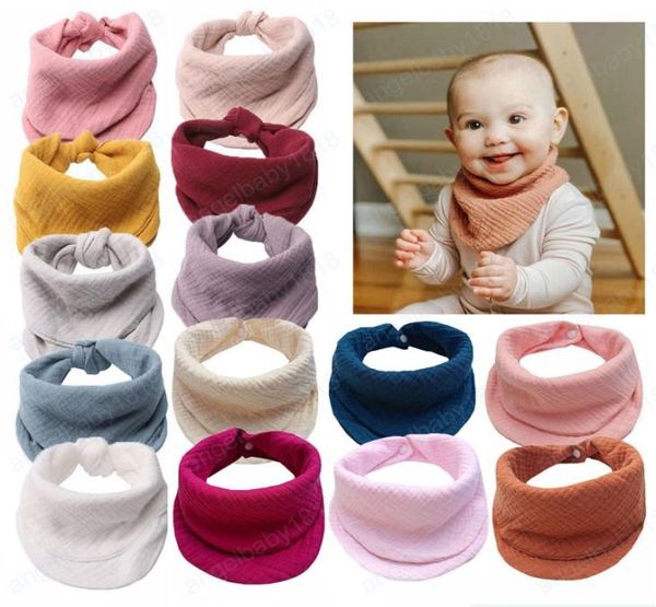 

infant bib soft cotton baby drool bibs cute triangle scarf comfortable drooling and teething towel saliva for newborn burp cloth6208505
