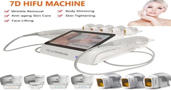 

2 in 1 other beauty equipment portable 7d hifu skin lifting wrinkle remove body slimming machine 7 heads equipments1901405