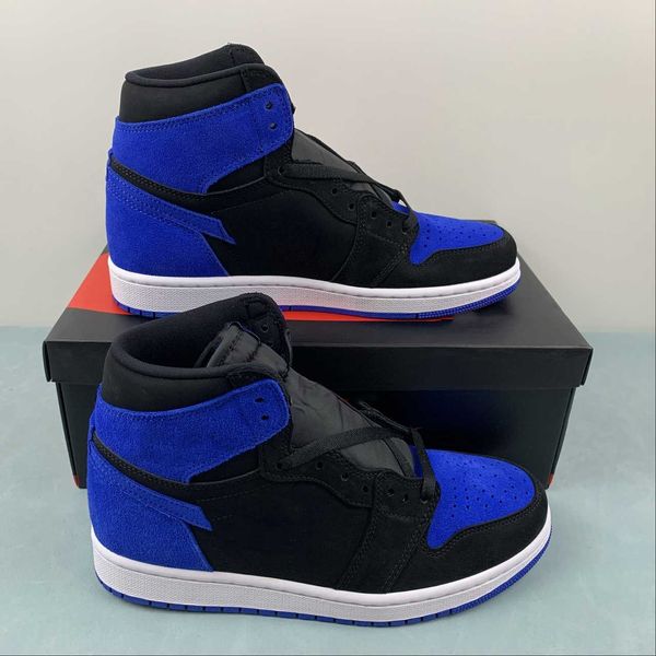 

basketball shoes jumpman 1s high royal suede blue reimagined men women outdoor sneakers sports with original box
