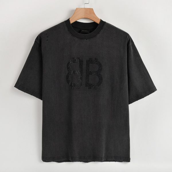 

men's plus tees & polos round neck embroidered and printed polar style summer wear with street pure cotton 1lqbbk, Black;brown