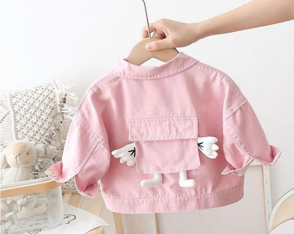 

winter girls boy coat clothing sets autumn add velvet keep warm clothes female baby fashion tooling jacket pants twopiece suit 2858520, White