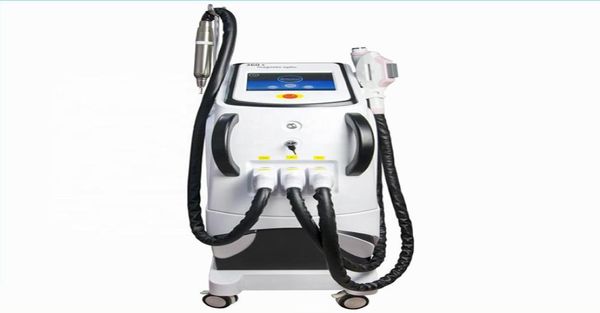 

4in1 laser hair removal tattoo removal machine opt ipl picosecond face lifting nd yag beauty machine5397345, Black