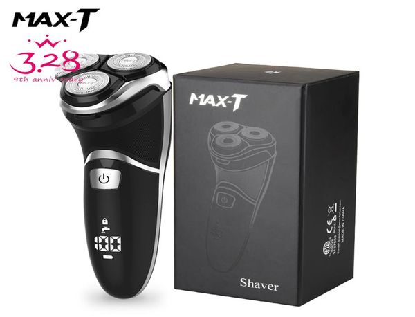 

maxt rms8101 electric shaver face care washable usb cable rechargeable triple blade 3d razors electric shaving beard machine2116762
