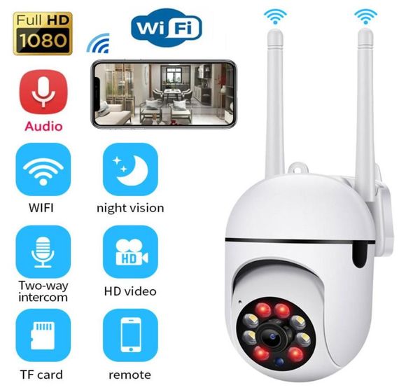 

a7 mini camera wifi wireless ip cameras ptz webcam security camera smart home baby monitor cctv 1080p two way talk led night visio5229348