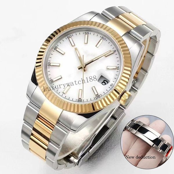 

watch for mens watch designer movement watches luxury automatic watch size 41mm waterproof sapphire glass luminescent designer watch orologi, Slivery;brown