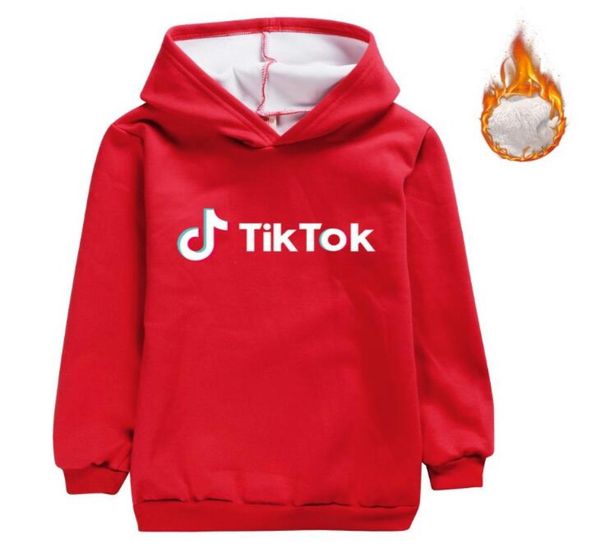 

tik tok thickened sweatshirt for big boy girl clothes fall kid print casual children sport clothing3452297, Blue