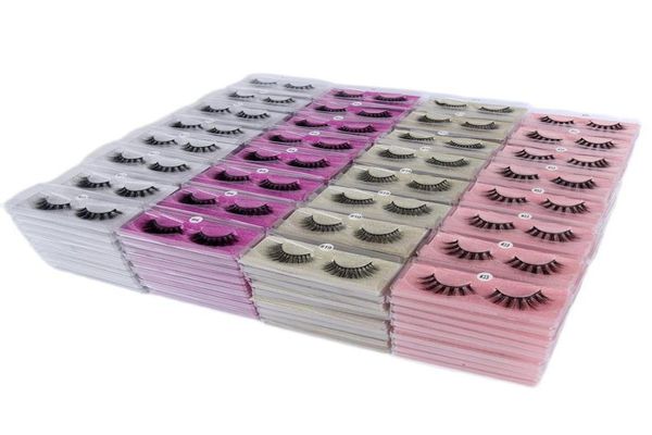 

eyelashes whole bulk 1050100 pair false lashes with tray fluffy crisscross makeup soft fake eyelash for make up beauty7412117