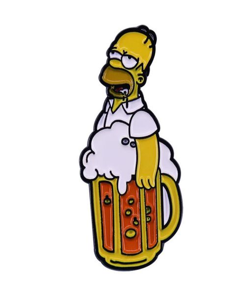 

beer pin anime brooch badge accessory0123456789101389263, Blue