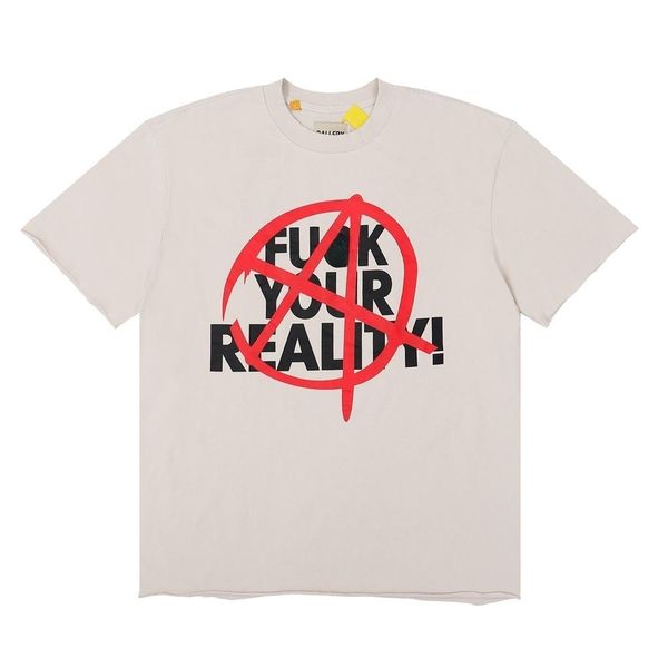 

23ss letter washed t shirt loose oversize hip hop short sleeve tees, Black;brown
