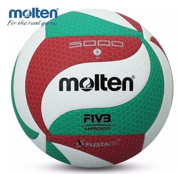 

balls original molten v5m5000 volleyball ball official size 5 for indoor outdoor match training 2211094579607
