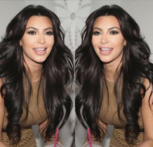 

glueless 545039039 silk full lace wig body wave human hair silk based wig virgin brazilian full silk wig bleached knot2070195, Black;brown