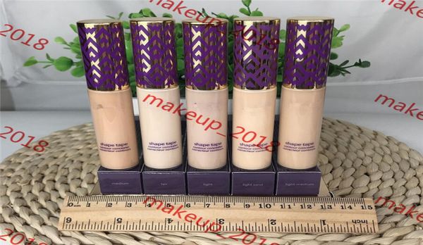 

shape tape contour concealer concealer 5 colors fair light lightmedium medium light sand 10ml liquid foundation real po 1 pcs 2224848