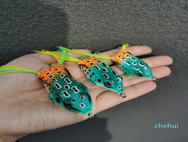 

lifelike soft frog fishing lure soft plastic bait water crankbait minnow popper tackle bass snakehead catcher baits set4609534