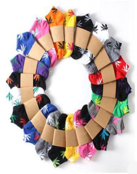 

maple leaf socks women men cotton sports socks brand lovely lady party girls sock mix colors send6196349, Pink;yellow