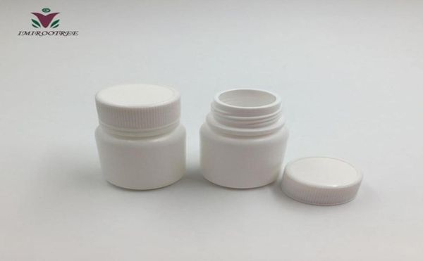

100pcs 15ml empty white plastic pill bottles small plastic medicine containers with lids3545697