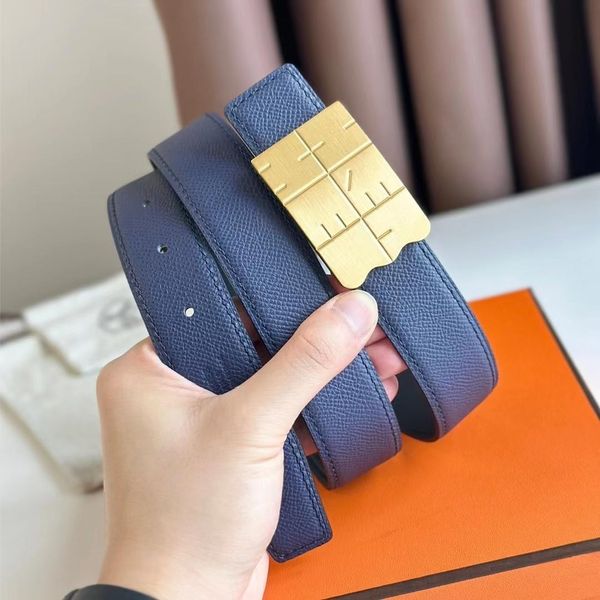 

designer fashion leather belt for men women luxury belt authentic classic gold and silver designer buckle 3.2/3.8cm he038, Black;brown