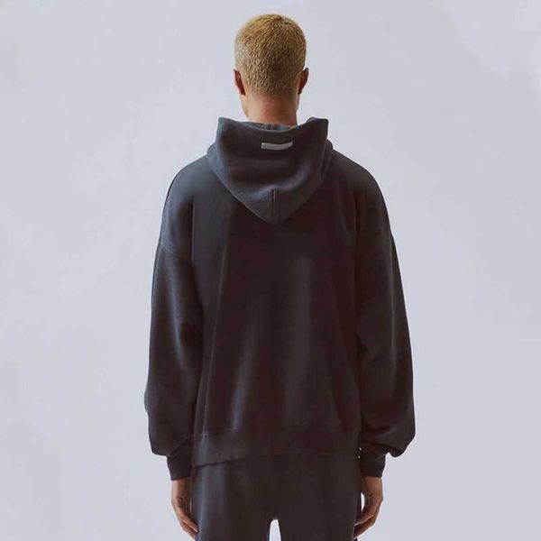 

womens hoodies mens reflective long sleeve fleece hoodie designer sweatshirt joggers eu size s-xl, Black