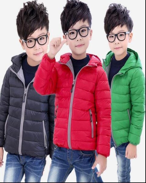 

children039s outerwear boy and girl winter warm hooded coat children clothes boy down jacket kid jackets 312 years3450583, Blue;gray