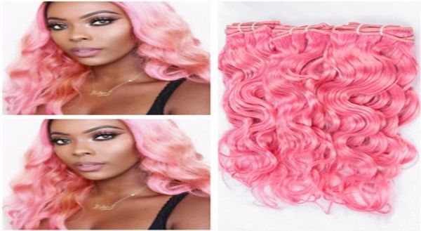 

pure pink virgin peruvian wet and wavy human hair weaves colored pink human hair weave bundles water wave peruvian hair weaves 3pc2047930, Black