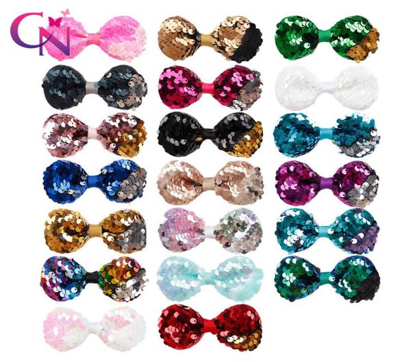 

3 quot newborn bow headdr popular children hair clip multilayer sequin cute new accories baby girls hair accories5107399, Slivery;white