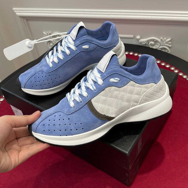 

7a 2023 new designer running shoes fashion early spring new channel sneakers mens and womens luxury sports shoe new casual trainers classic, Black